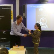 Keighley Brownies Astronomy interest day at the University Academy Keighley